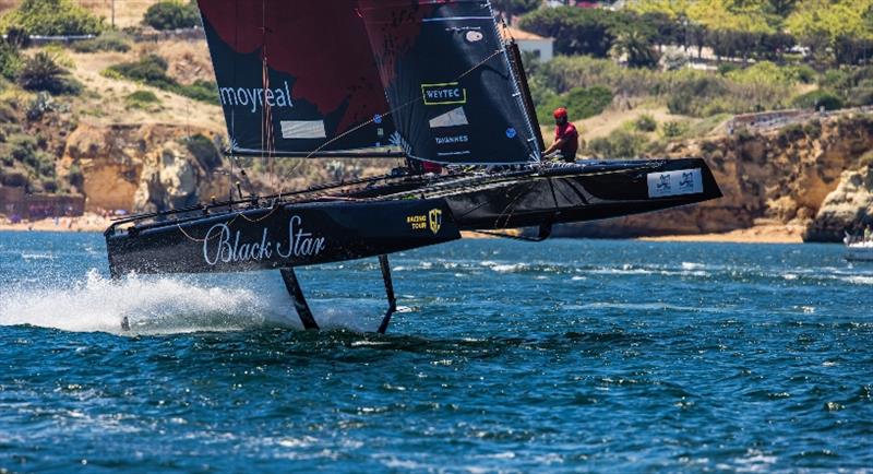 Black Star Sailing Team would have easily reached the podium at the GC32 Lagos Cup 1 had they not dismasted photo copyright Sailing Energy / GC32 Racing Tour taken at  and featuring the GC32 class
