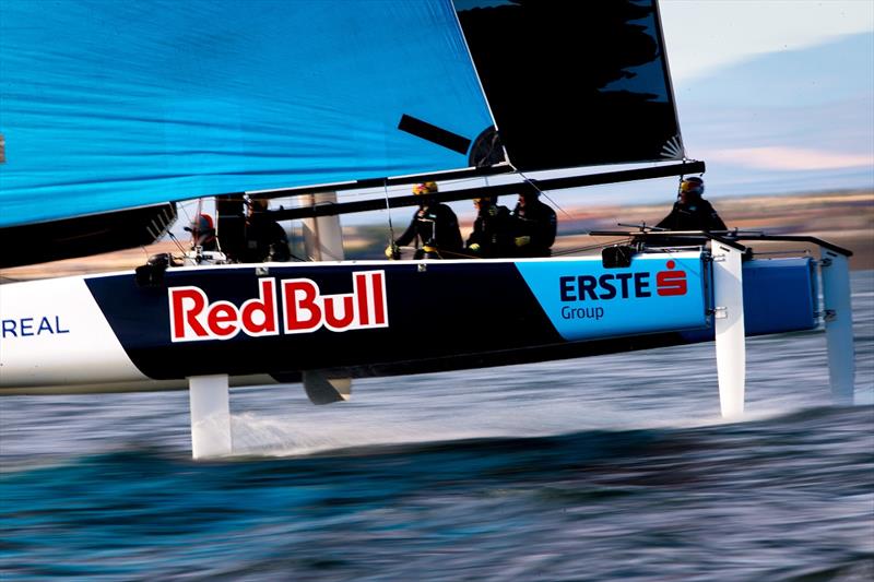 Red Bull Sailing Team has yet to show its World Championship winning form here - 2021 GC32 Mar Menor Cup photo copyright Sailing Energy / GC32 Racing Tour taken at  and featuring the GC32 class