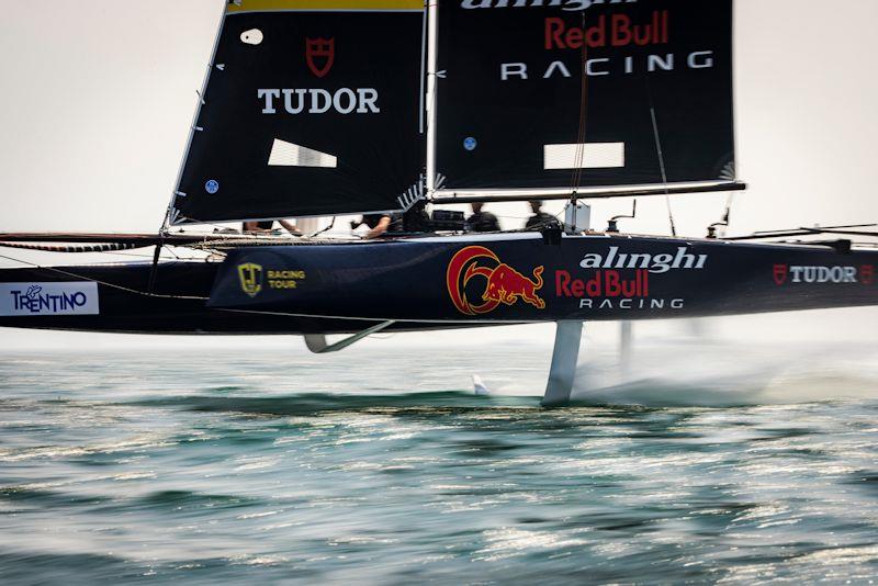 Alinghi Red Bull Racing – SUI 8 showed a return to her stand-out winning form on day 2 of the GC32 Riva Cup - photo © Sailing Energy / GC32 Racing Tour
