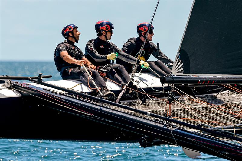  Alinghi Red Bull Racing's star helm: Arnaud Psarofaghis photo copyright Sailing Energy / GC32 Racing Tour taken at  and featuring the GC32 class