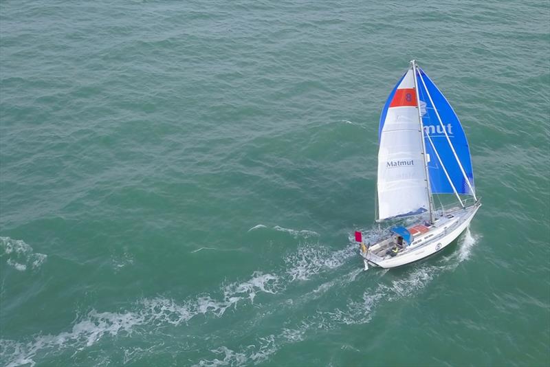 Dutchman Mark Slats has been diligently whittling-down race leader Jean-Luc van den Heede’s once-unassailable lead since the Frenchman sustained rig damage in November photo copyright Christophe Favreau / Matmut / PPL taken at  and featuring the Golden Globe Race class