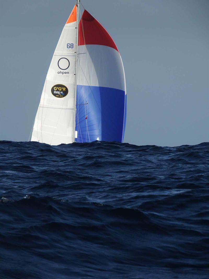 Rolling round the Horn. 2nd placed Mark Slats light winds and 6m seas as he rounded up into the Atlantic on Saturday - Golden Globe Race photo copyright Tapio Lehtinen / PPL / GGR taken at  and featuring the Golden Globe Race class