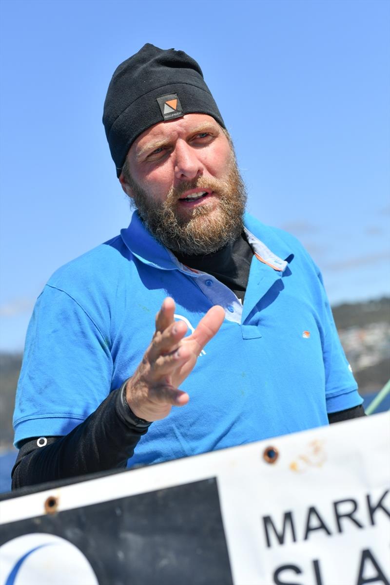 Mark Slats faces time penalty for actions taken by his Team Manager in controvention of Race Rules - Golden Globe Race photo copyright Christophe Favreau / PPL / GGR taken at  and featuring the Golden Globe Race class