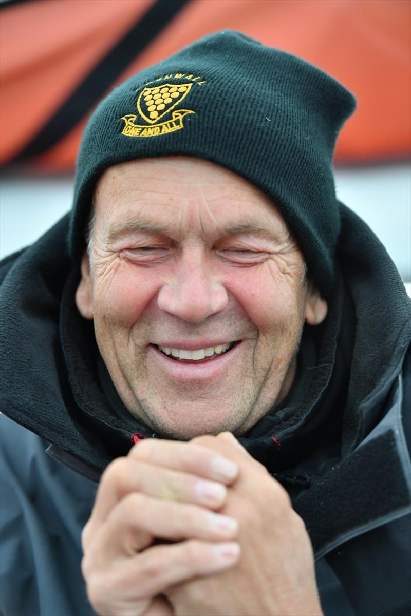 Uku Randmaa - Praying for Pizza at the finish. It will be his first square meal since rounding Cape Horn 6 weeks ago - Golden Globe Race photo copyright Christophe Favreau / PPL / GGR taken at  and featuring the Golden Globe Race class