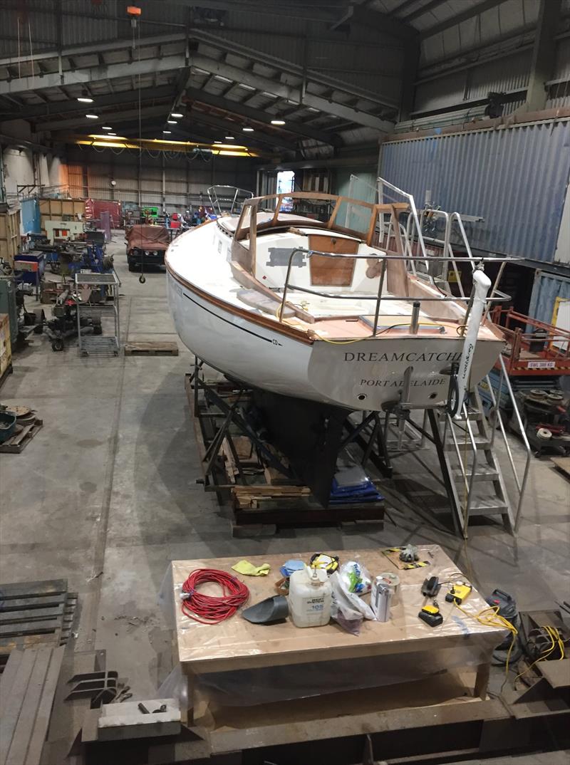 Dreamcatcher under refit for the Golden Globe Race - photo © Michael Davey