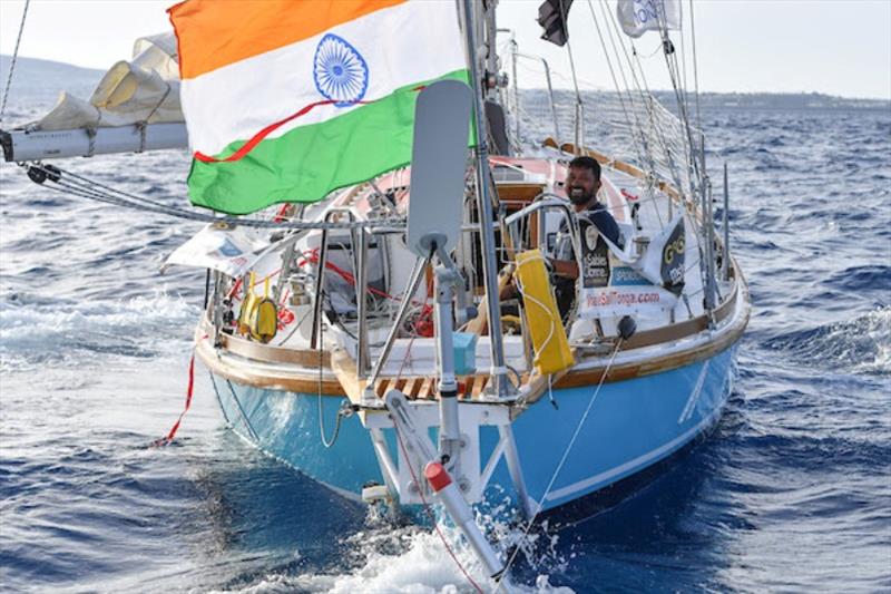 Indian sailor Abhilash Tomy was an entrant in the 50th Anniversary edition of the Golden Globe, a solo non-stop race around the world which started from Les Sables d'Olonne France on July 1st 2018 photo copyright Golden Globe Race taken at  and featuring the Golden Globe Race class