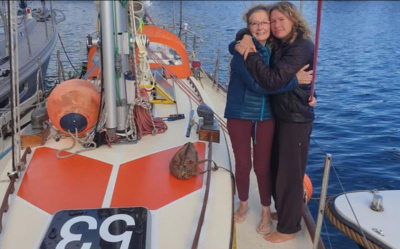 Kirsten Neuschäfer was fortunate enough to spend the season with her family in Cape Town before she set sail again to the start of the GGR - photo © Kirsten Neuschäfer Team / GGR2022