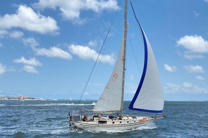 GGR Entrant Elliott Smith (USA) onbard his GALEFORCE 34 photo copyright Elliott Smith Team taken at  and featuring the Golden Globe Race class