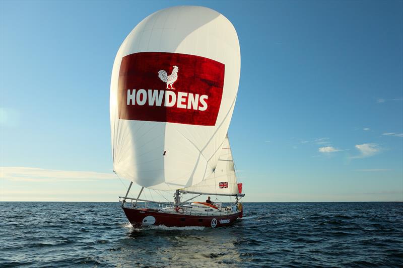 Simon Curwen (UK) sailing HOWDENS leads the 2022 GGR and is pushing his Biscay 36 hard in the good conditions, using his Mini 6.50 skills and a well prepared simple light boat to good effect photo copyright Josh Marr taken at  and featuring the Golden Globe Race class