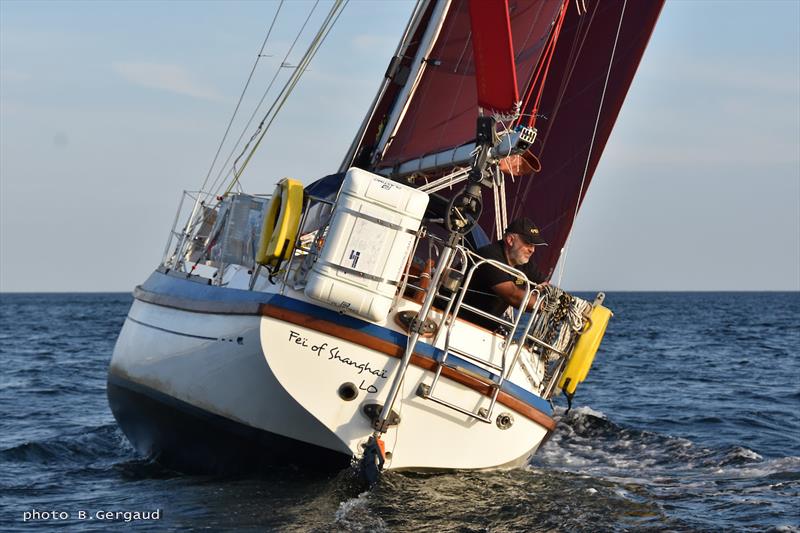 Arnaud Gaist onboard Feï of Shanghaï photo copyright B. Gerdaud taken at  and featuring the Golden Globe Race class