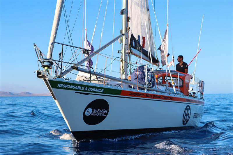 Damien Guillou went from last to 6th earlier this week showing better speed than the fleet - Golden Globe Race 2022 - photo © Nora Havel / GGR2022