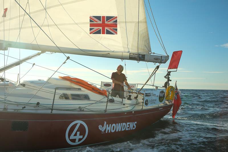 Simon is having a good week, having more options east of the exclusion zone, keeping Kirsten at bay, and breaking a few personal best distance records in the process photo copyright Josh Marr taken at  and featuring the Golden Globe Race class