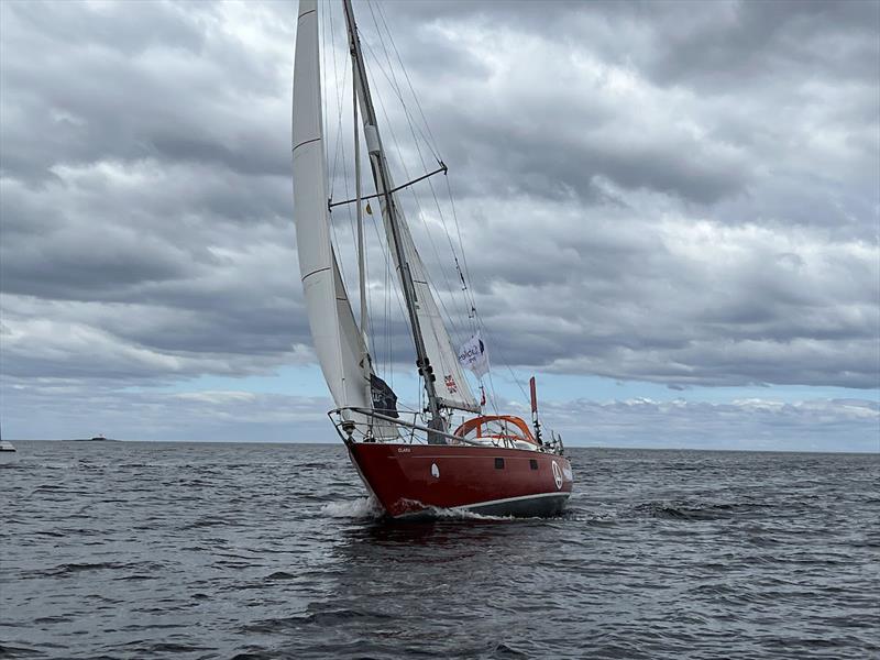 #GGR2022- Simon Curwen – Biscay 36 ” CLARA ” sponsored by HOWDENS – 1200 miles to Cape Horn as first gales sweep across - photo © DD & JJ