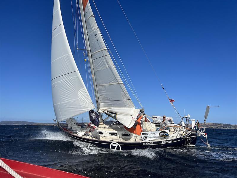 Jeremy has the smallest and lightest yacht in the fleet but offered a sterling performance in the Pacific! photo copyright DD&JJ / GGR2022 taken at  and featuring the Golden Globe Race class