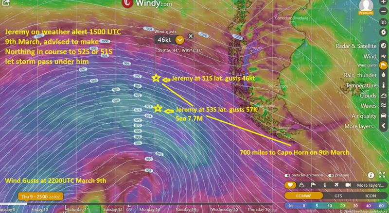 Two storms for Jeremy Bagshaw photo copyright GGR taken at  and featuring the Golden Globe Race class