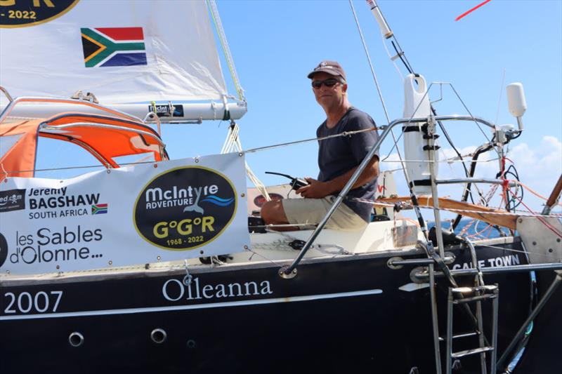 Jeremy is officially a Cape Horner! photo copyright Nora Havel / GGR  taken at  and featuring the Golden Globe Race class