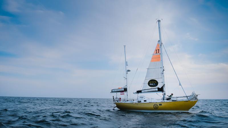 After several days idle in no wind, Nuri is back on the move! - photo © Nora Havel / GGR