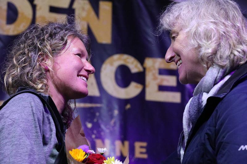 Kirsten Neuschäfer wins the Golden Globe Race 2022 photo copyright Ville des Sables d'Olonne taken at  and featuring the Golden Globe Race class