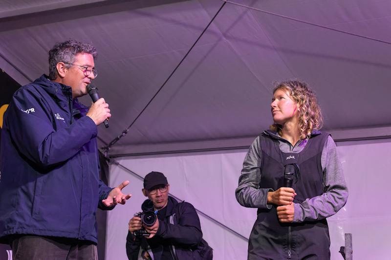 Kirsten Neuschäfer wins the Golden Globe Race 2022 - photo © Ville des Sables d'Olonne