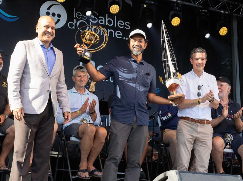 2022/3 Golden Globe Solo non-stop Round the World Yacht Race Prize Giving in Les Sables d'Olonne - Abhilash Tomy - photo © Tim Bishop / GGR / PPL
