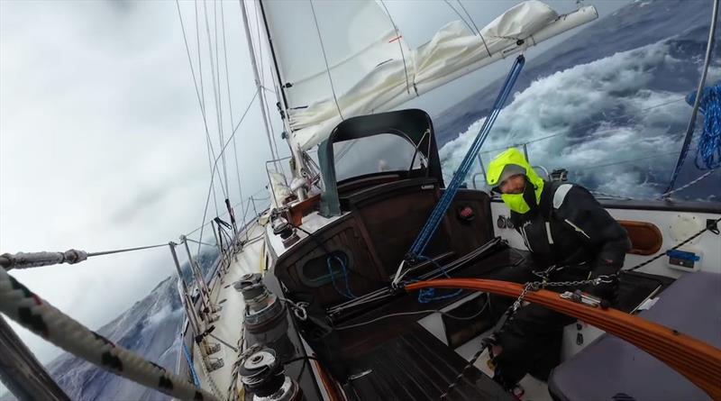 2026 GGR Israeli entrant Daniel Pinksky is currently sailing solo across the Atlantic for his 4000-mile GGR qualifier, filing daily Starlink video clips on Facebook that will have 30,000 views in the first few hours!  photo copyright Daniel Pinksky taken at  and featuring the Golden Globe Race class