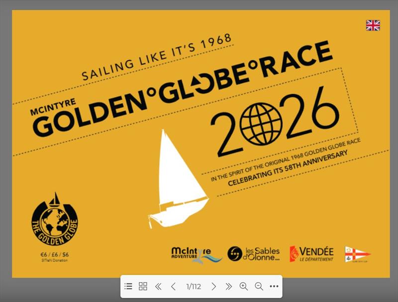 The official GGR 2026 Souvenir Book is out! - photo © Golden Globe Race