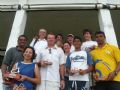 Prize winners from the GP14 Shackle Trophy at the Ceylon Motor Yacht Club © Steve Giffin