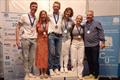 Worls Sailing Mixed Crews podium - Progressive Credit Union GP14 Worlds 2022 day 6 © SSC