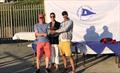 Sean Craig & Stephen Boyle, winners of Race 5 in the GP14 Championship of Ireland at Sutton Dinghy Club © Louise Boyle, Charles Sargent & Andy Johnston 