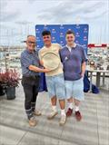 Race 1 winners, Dave Evans and William Draper - GP14 Leinster Championship at Howth &copy; Karolina Kernan