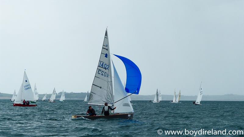 Ian Dobson & Andy Tunnicliffe win the Exe Sails GP14 World Championship photo copyright Boyd Ireland / www.boydireland.com taken at East Down Yacht Club and featuring the GP14 class