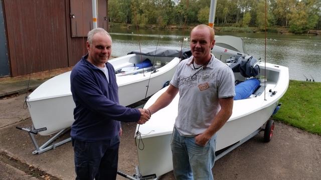 Steve Parker and Andrew Hopkins photo copyright M Cowell taken at Greensforge Sailing Club and featuring the GP14 class