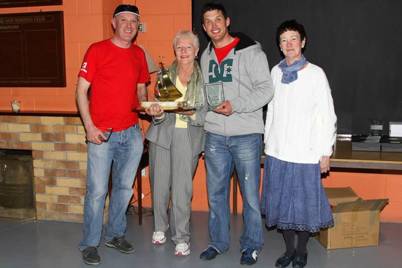 Shane MacCarthy & Damian Bracken win the GP14 Riocard O'Tiarnaigh Challenge photo copyright Paul Rainey taken at Swords Sailing & Boating Club and featuring the GP14 class