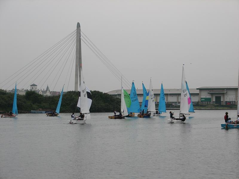 Southport SC Junior 12 Hour Race action photo copyright SSC taken at  and featuring the GP14 class