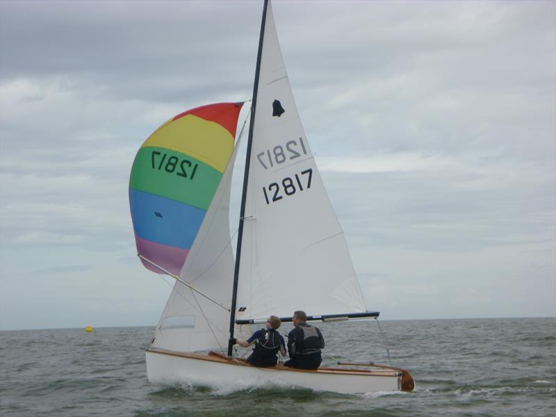 GP14 downwind during the West Lancashire Yacht Club Tidal Regatta photo copyright Mike Dorr taken at West Lancashire Yacht Club and featuring the GP14 class