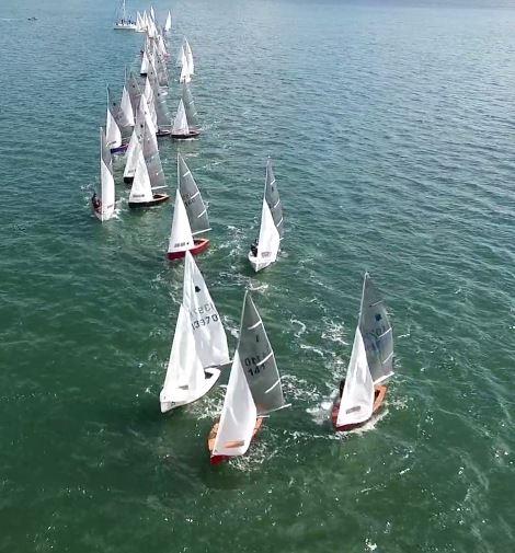 GP14 Irish Championship at Newtownards photo copyright David Corkhill taken at Newtownards Sailing Club and featuring the GP14 class