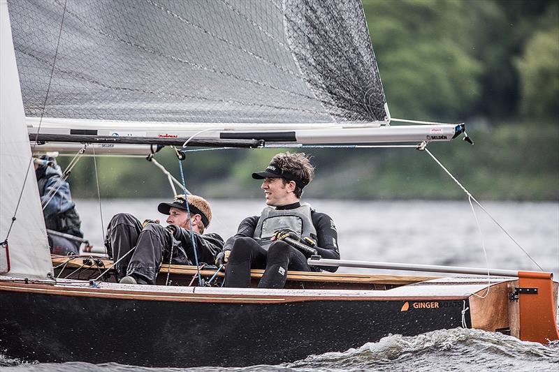 Ginger Boats Andy Smith and Phil Hodgkins during the Gul GP14 Inlands at Bala photo copyright Richard Craig / www.SailPics.co.uk taken at Bala Sailing Club and featuring the GP14 class