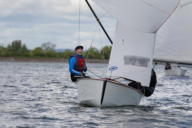 Katie Dwyer and Michelle Rowley during the GP14 Purcell Trophy photo copyright Paul Rainey taken at Swords Sailing & Boating Club and featuring the GP14 class