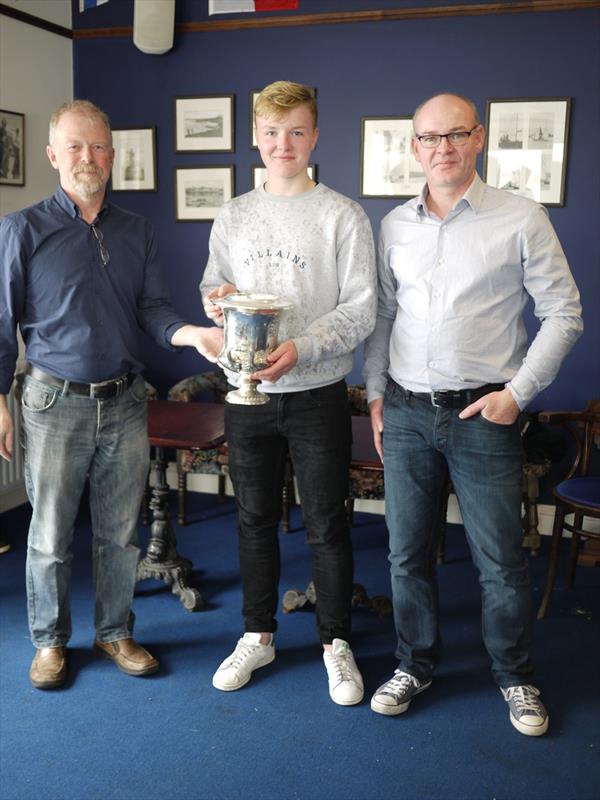 Peter Boyle and Stephen Boyle win the Irish GP14 Youth Championship at Sligo photo copyright Laura McFarland taken at Sligo Yacht Club and featuring the GP14 class