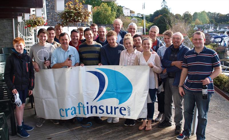 Prizewinners at the GP14 End of Season Championship photo copyright Michelle Evans taken at Royal Windermere Yacht Club and featuring the GP14 class