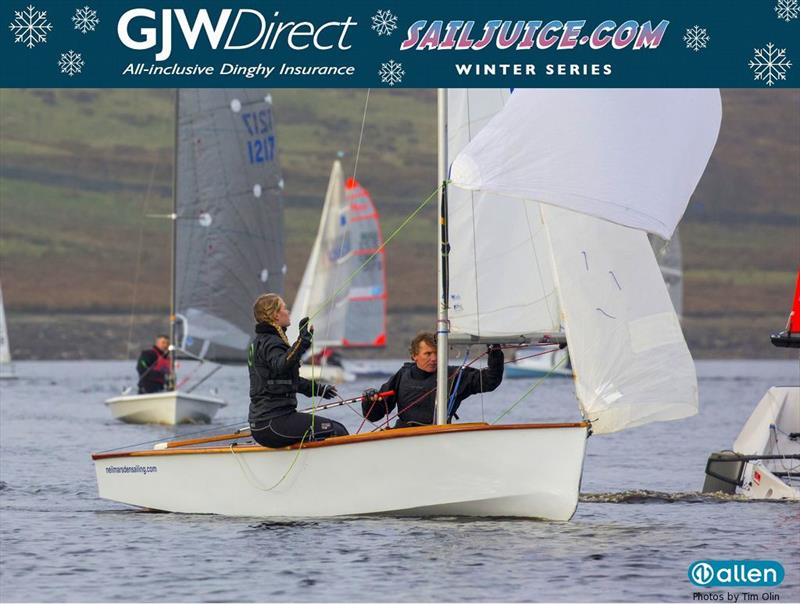 GJW Direct SailJuice Winter Series Brass Monkey photo copyright Tim Olin / www.olinphoto.co.uk taken at Yorkshire Dales Sailing Club and featuring the GP14 class