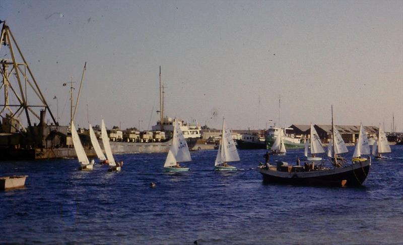 GP14 racing in Libya, circa 1960 photo copyright Robin Page taken at  and featuring the GP14 class