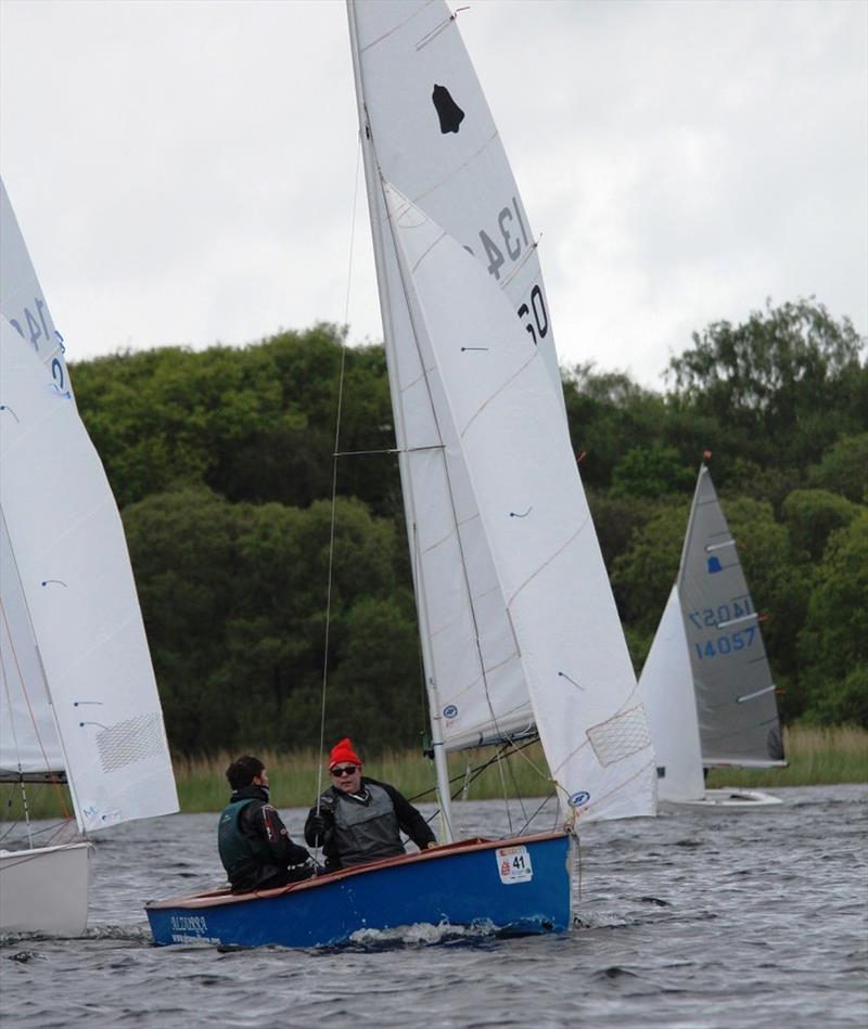 Peter Collings and Paul O'Neill during the GP14 Scottish Championship photo copyright Stephen Hinton-Smith taken at Annandale Sailing Club and featuring the GP14 class