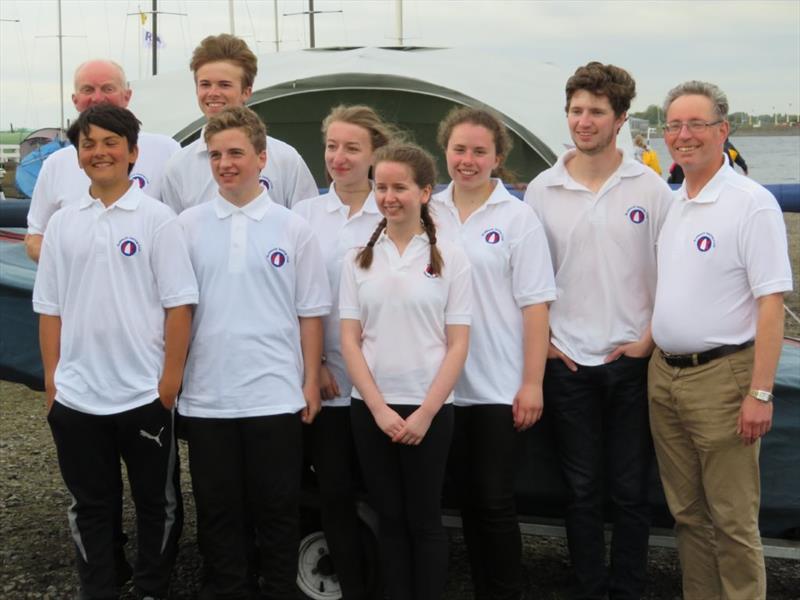 Team Budworth at the Southport Junior 12 hour race photo copyright Hugh Attfield taken at  and featuring the GP14 class