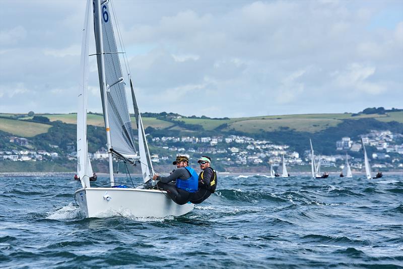 Ian Dobson and Andy Tunnicliffe win the GP14 Nationals at Looe photo copyright Richard Craig / www.SailPics.co.uk taken at Looe Sailing Club and featuring the GP14 class
