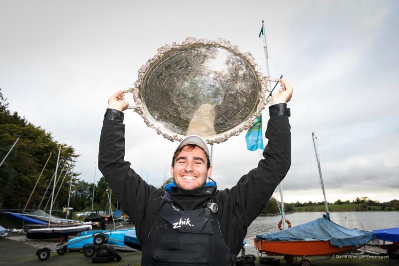 Fionn Lyden wins the All Ireland Sailing Championships at Mullingar photo copyright David Branigan / Oceansport taken at Mullingar Sailing Club and featuring the GP14 class