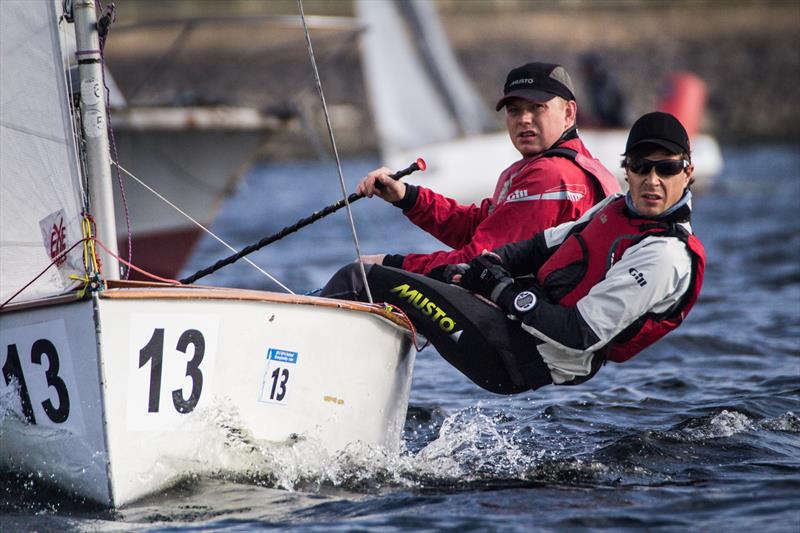 GP14 Super 8 Bronze Fleet Winners Maciej Matyjaszczuk and Andy Ferrington photo copyright Peter Mackin taken at Looe Sailing Club and featuring the GP14 class