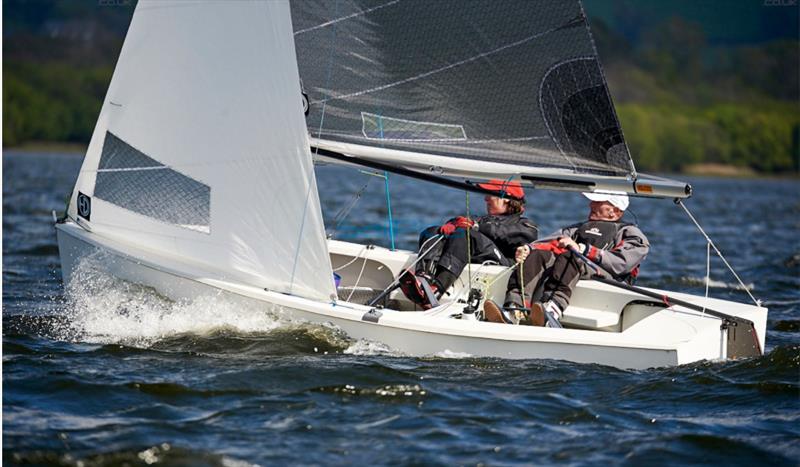 GP14 Super 8 Silver Fleet Winners Frank Nickless and Michelle Evans photo copyright Richard Craig / www.SailPics.co.uk taken at Looe Sailing Club and featuring the GP14 class