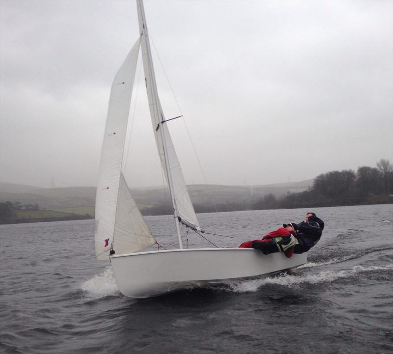 A great winter base for GBR Blind Sailing at Hollingworth Lake photo copyright Blind Sailing taken at Hollingworth Lake Sailing Club and featuring the GP14 class