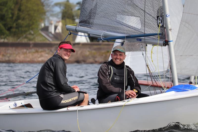 Eden and Josh Hyland during the GP14 Midland Championship at Chase photo copyright Beth Tate taken at Chase Sailing Club and featuring the GP14 class